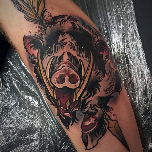 wildschwein tattoo 07