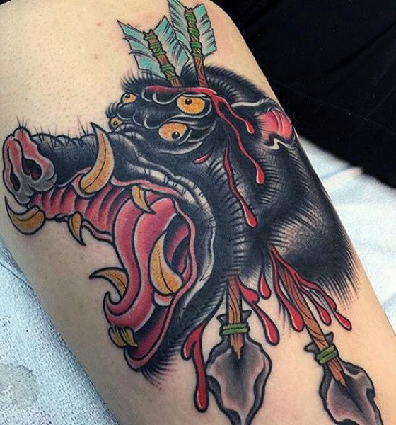 wildschwein tattoo 15