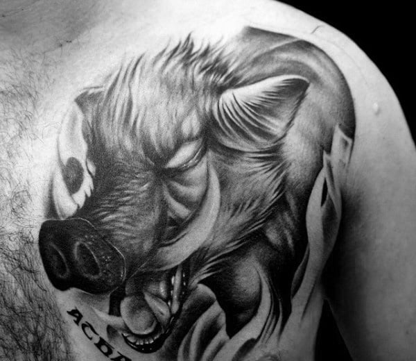 wildschwein tattoo 17