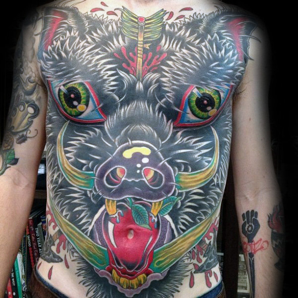 wildschwein tattoo 21