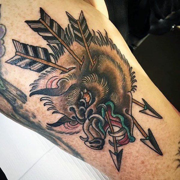 wildschwein tattoo 47