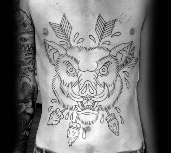 wildschwein tattoo 49