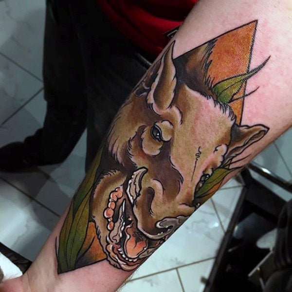 wildschwein tattoo 59