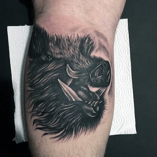 wildschwein tattoo 77