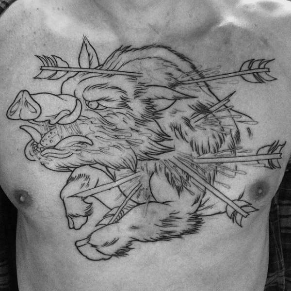 wildschwein tattoo 99