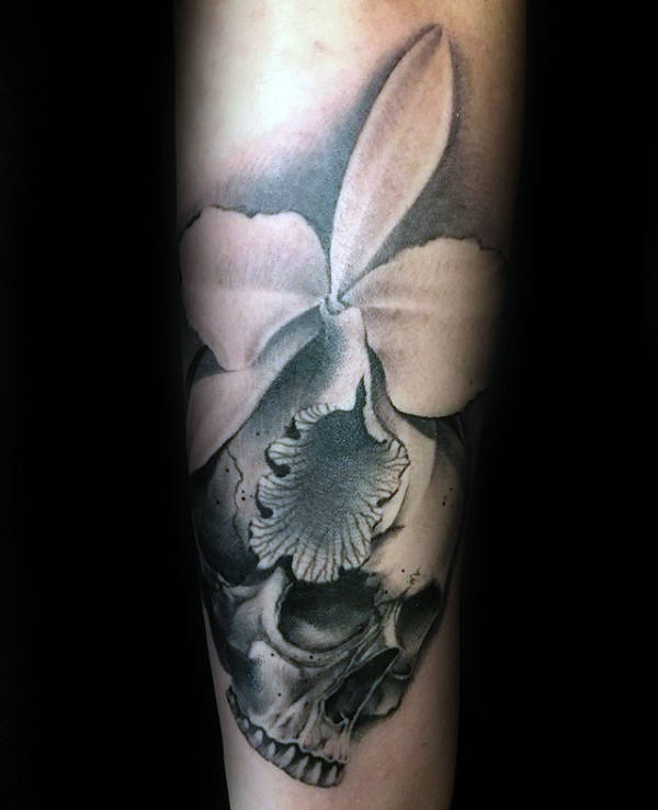 orchidee tattoo 01