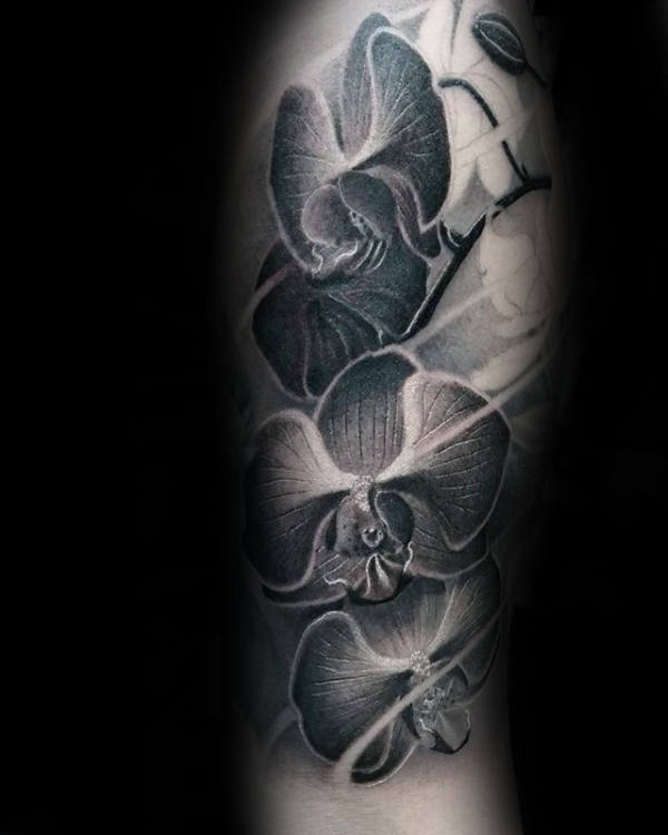 orchidee tattoo 07