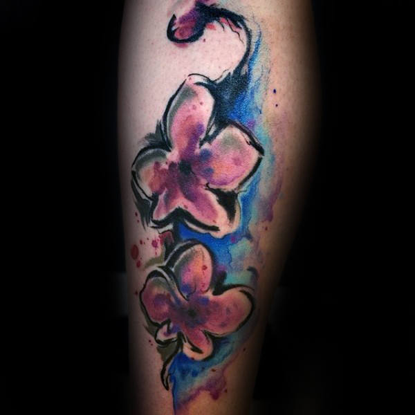 orchidee tattoo 09