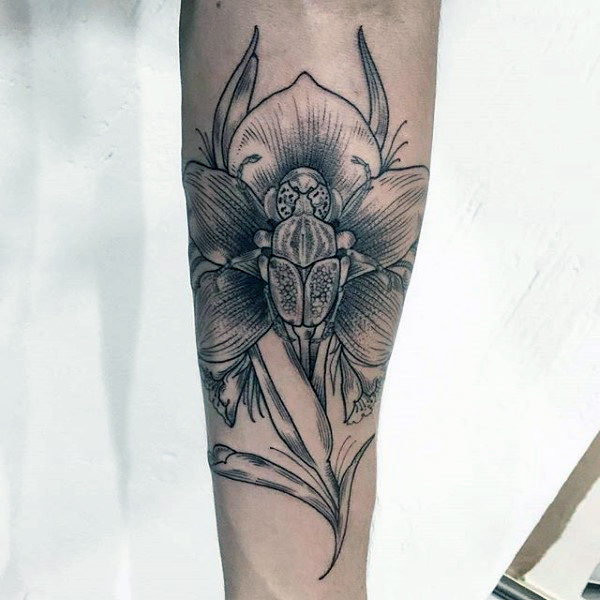orchidee tattoo 39