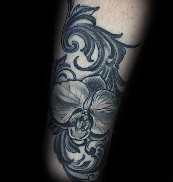 orchidee tattoo 95