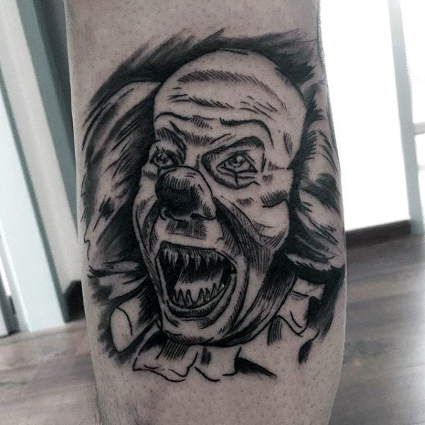 clown tattoo 115