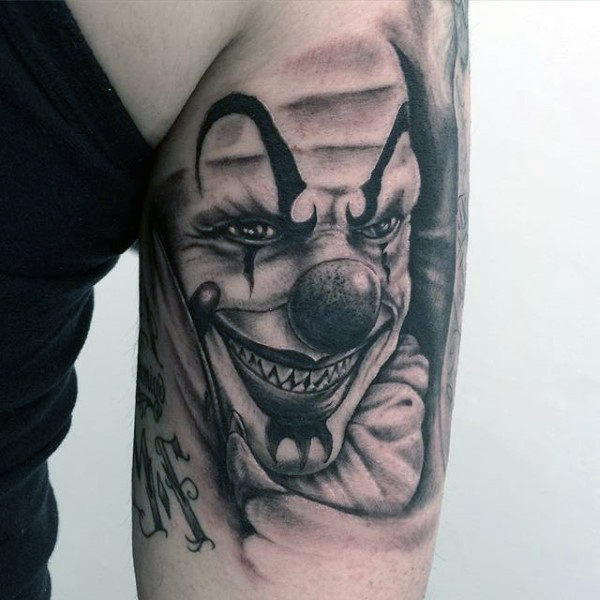 clown tattoo 125