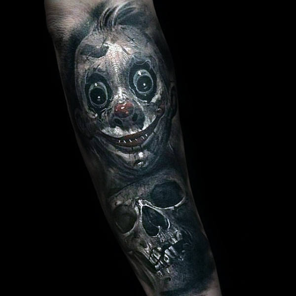 clown tattoo 127