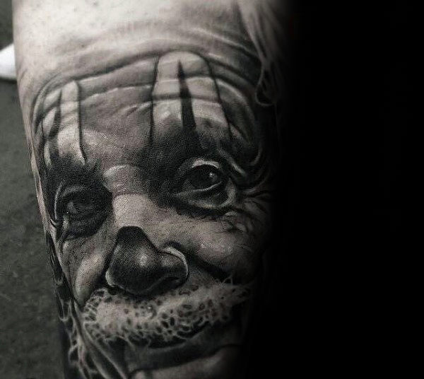 clown tattoo 133