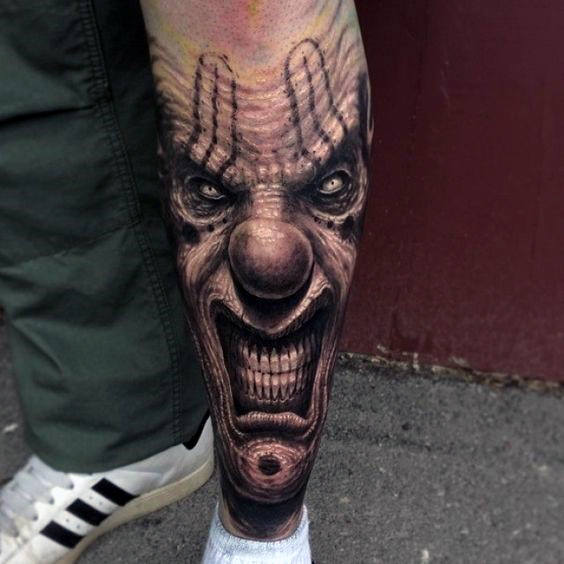 clown tattoo 43