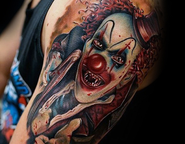 clown tattoo 73