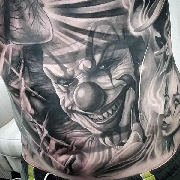 clown tattoo 77