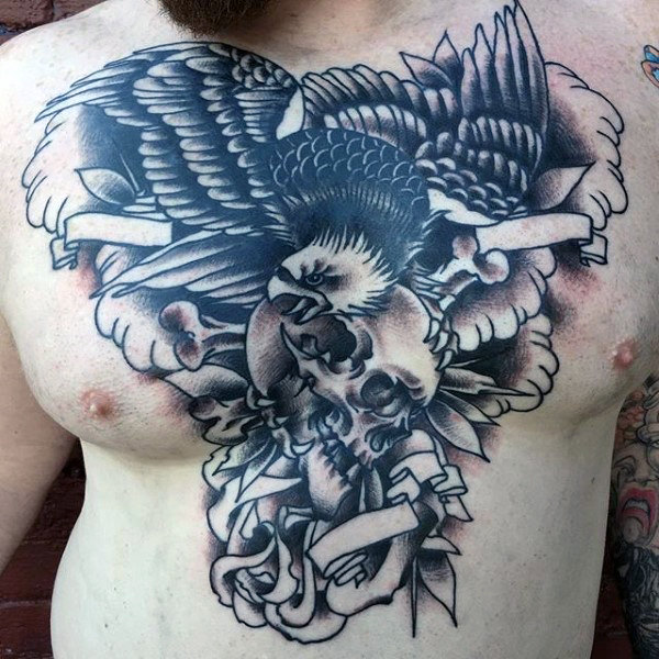 adler brust tattoo 57