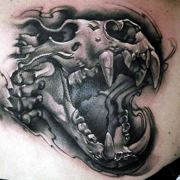 loewe schaedel tattoo 101