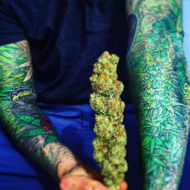 cannabis tattoo 119