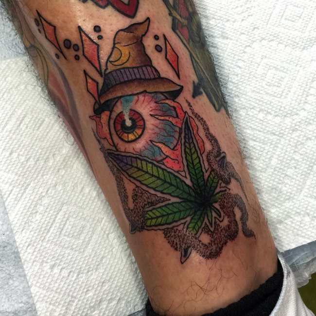 cannabis tattoo 125