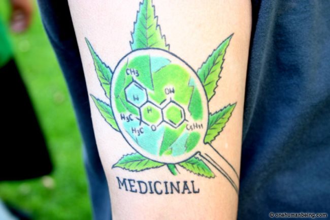 cannabis tattoo 21