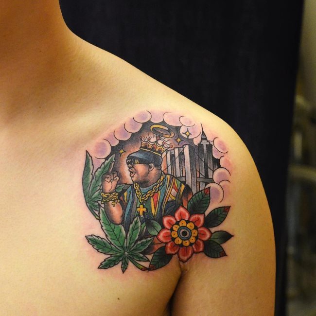cannabis tattoo 53