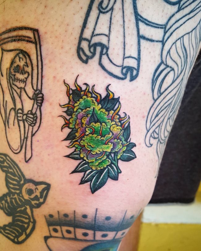 cannabis tattoo 97