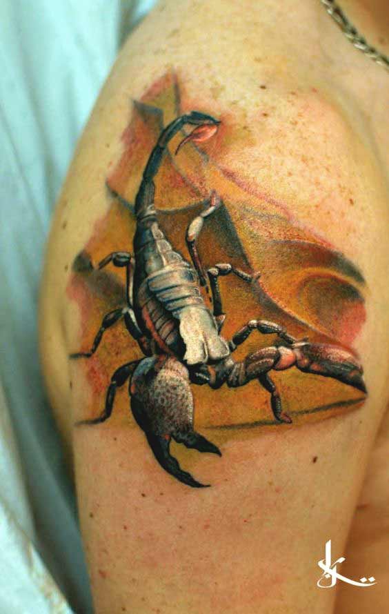Skorpion-Sternzeichen-Tattoo 103