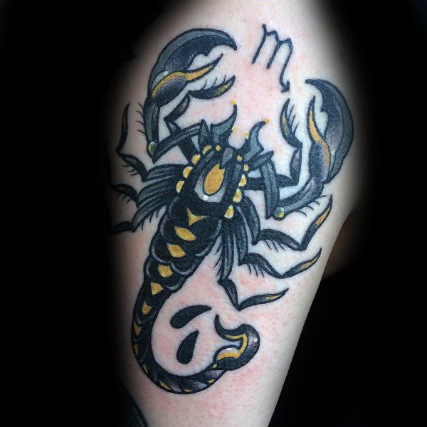 Skorpion-Sternzeichen-Tattoo 327