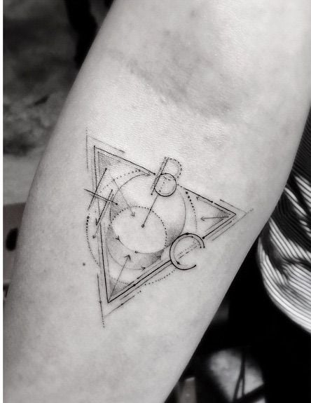 geometric tattoo 12