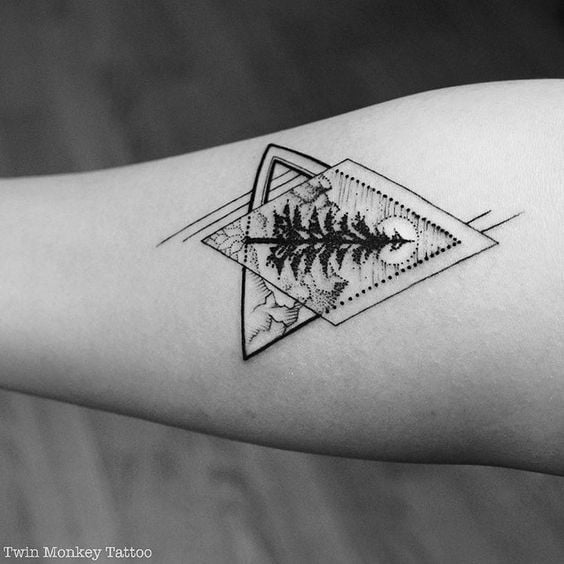 geometric tattoo 14
