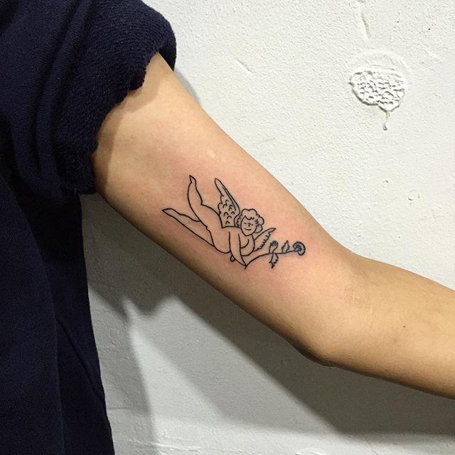 angel tattoo 69