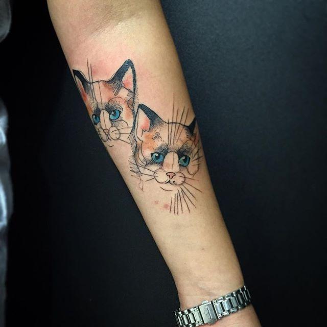 cat tattoo 103