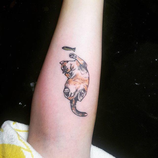 cat tattoo 115
