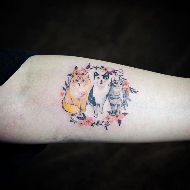 cat tattoo 119