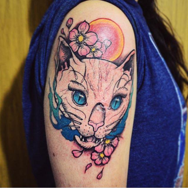 cat tattoo 133
