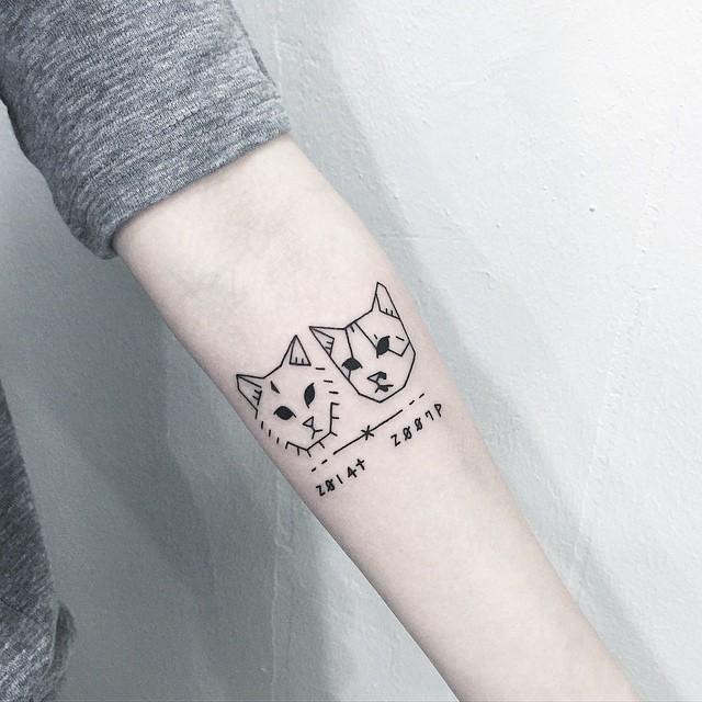 cat tattoo 147