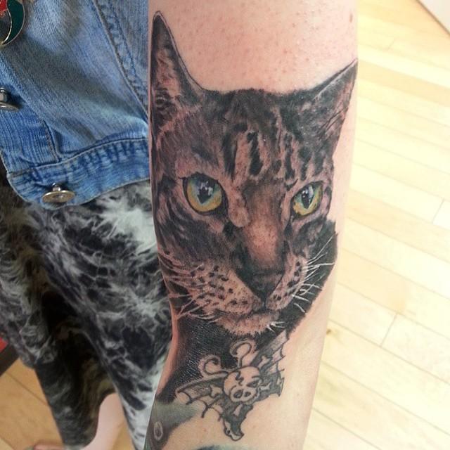 cat tattoo 153