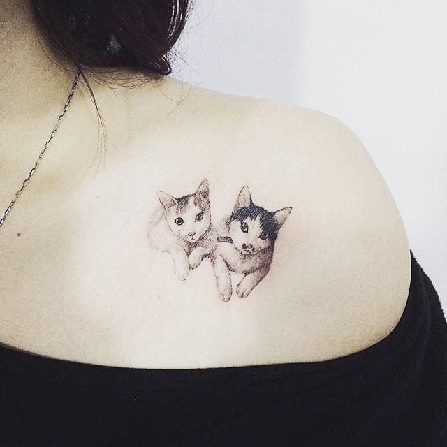 cat tattoo 41
