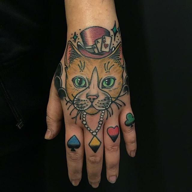 cat tattoo 45