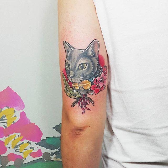 cat tattoo 69