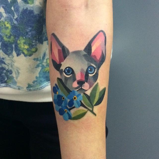 cat tattoo 89
