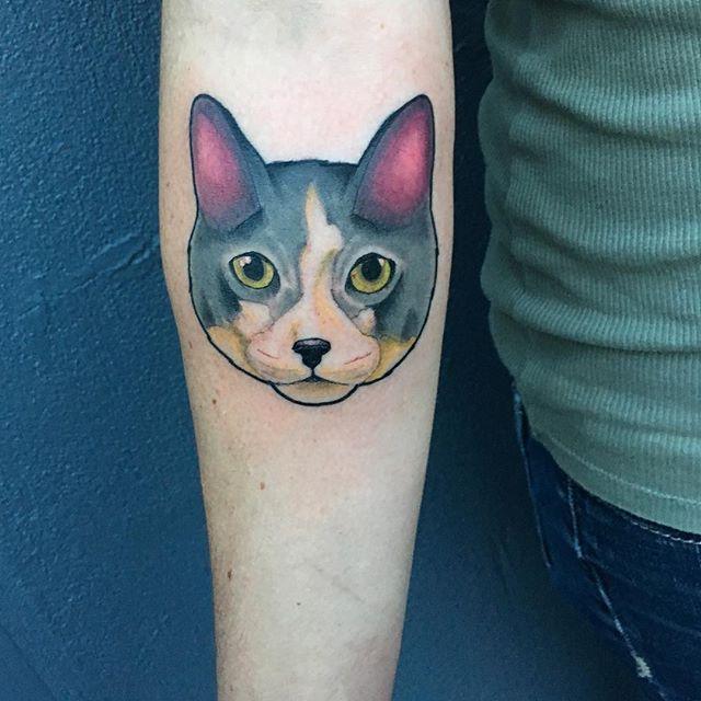 cat tattoo 93