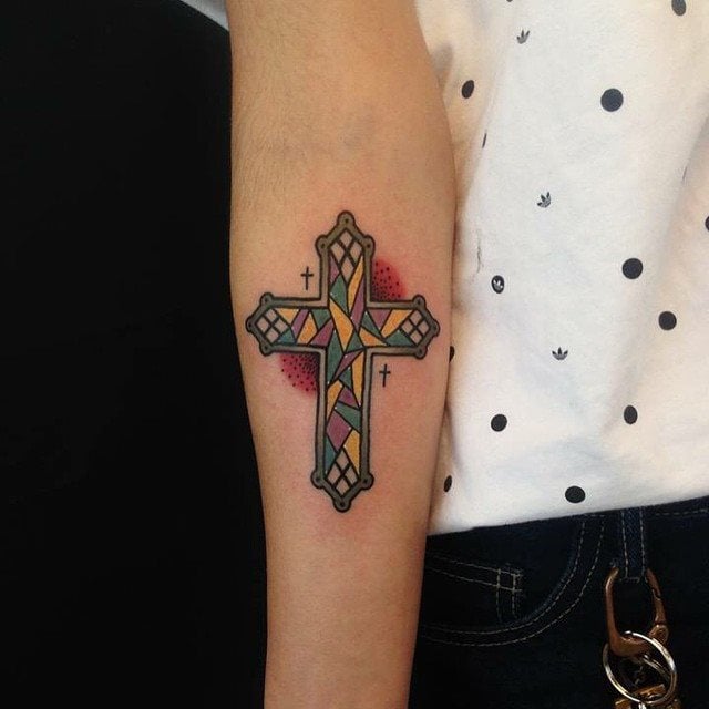 cross tattoo 103