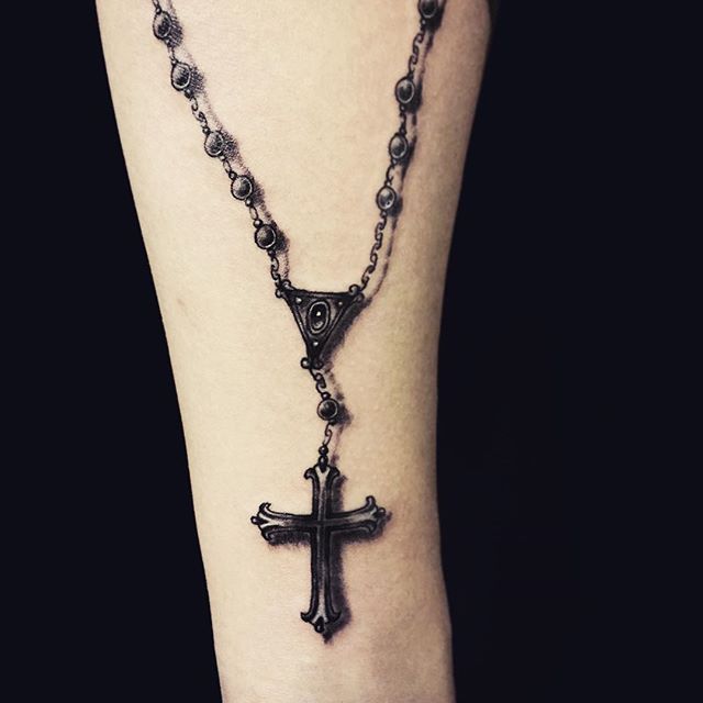 cross tattoo 111