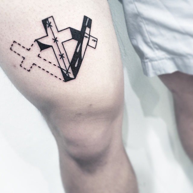 cross tattoo 113