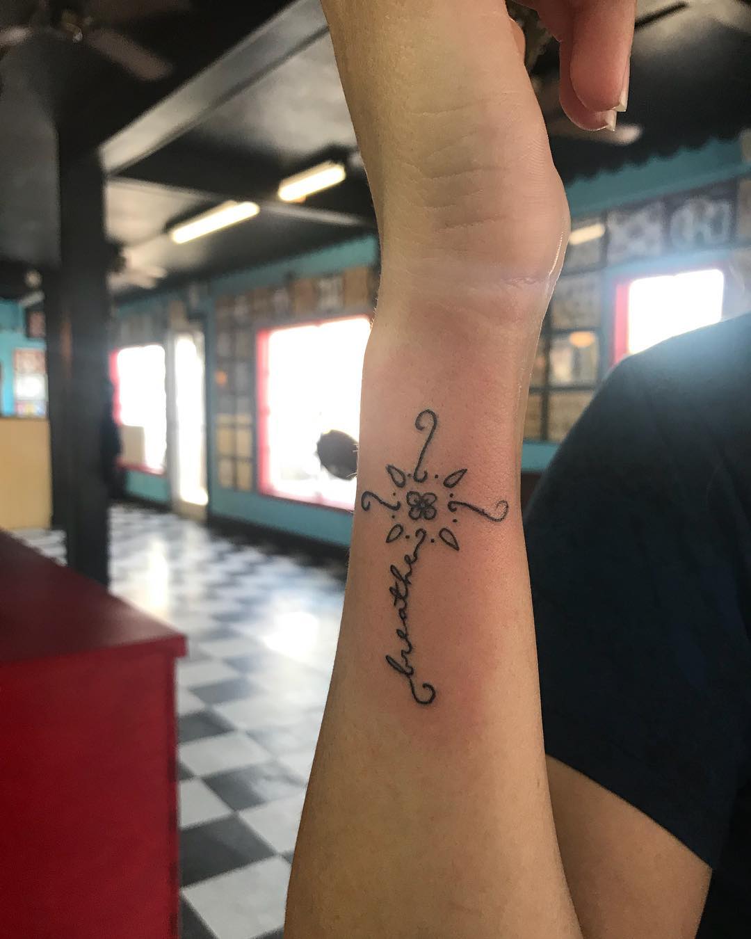 cross tattoo 13