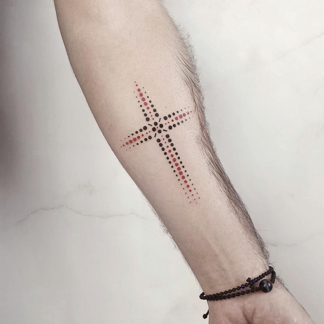 cross tattoo 17
