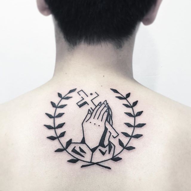 cross tattoo 69